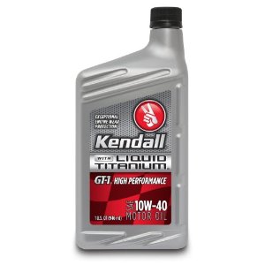 Kendall GT-1 High Performance Motor Oil with Liquid Titanium SAE 10W40, 0,946л